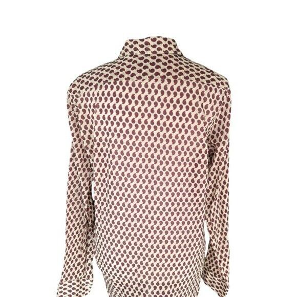 NILI LOTAN - Libby Paisley Button Down Dress Shirt Sz S - Picture 7 of 10